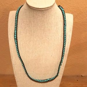 Lucky Brand Turquoise Beaded Necklace--NWT!!